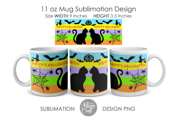 Download 11 Oz Mug Template, Halloween Mug - Mug template Collection