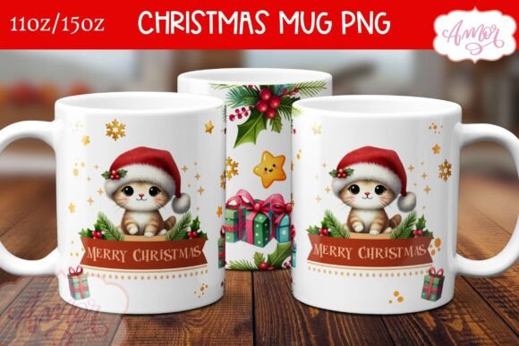 Download Merry Christmas Mug Wrap PNG - Premium Resources