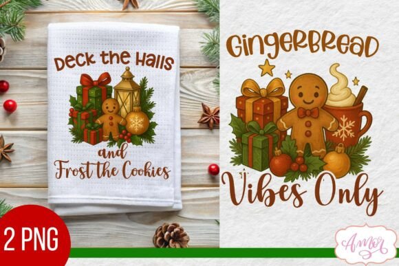 Download Christmas Kitchen Towel PNG Designs - Premium Resources