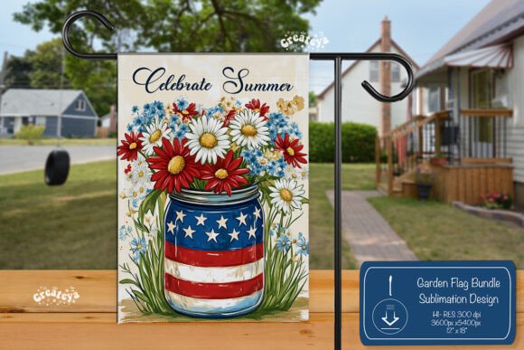 Download Patriotic Summer Spring Garden Flag Png - Summer Collection